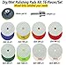 16 Packs Dry Diamond Polishing Pads Set, 4 Inch Dry/Wet Granite Bufffing Pad for Marble Quartz Concrete Stone Tiles - High Temperature Resistance Sanding Kit for Grinder Polisher Drill