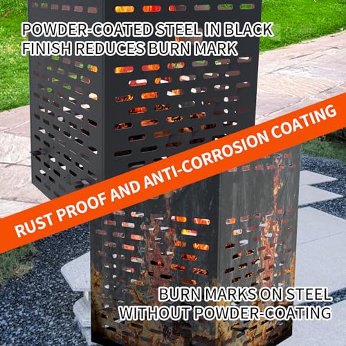 Hcsh&Will HC001 Burn Barrel, Ultra Thick Incinerator, Burn Barrel For Outside For Burning Trash thumb #4