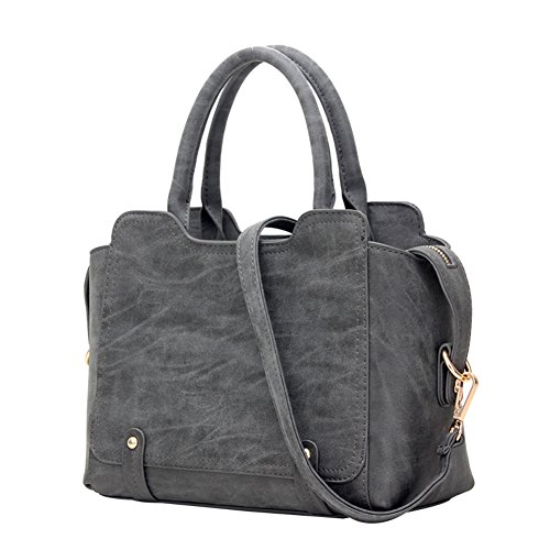 Sac à main femme mat rétro : le sac à bandoulière noir élégant