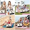 Tecanne Personalized Initial Canvas Tote Bag, Cosmetic Bags, Suitable for Birthday, Wedding, Beach, Holiday, Great Birthday Gifts for Women, Mom, Teachers, Nurses, Best Friends, Bridesmaids (S) #4