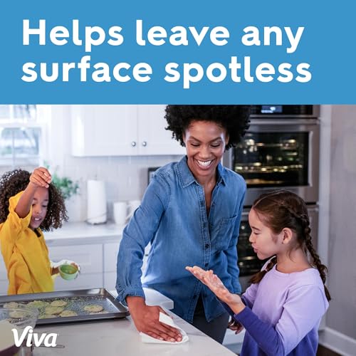 Image of Viva Multi-Surface Cloth Paper Towels, Choose-A-Sheet Size, 3 Double Rolls, 110 Sheets per Roll (Packaging May Vary)