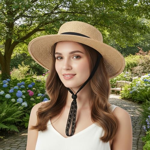 2 correas para sombrero ajustables para mujer miniatura 3