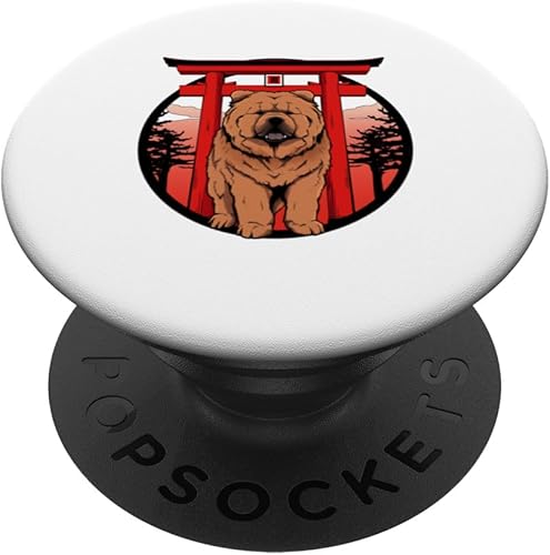Chow Chow Torii Gate - PopSockets PopGrip estándar para perros