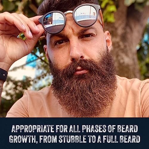 Miniatura 5 de Mountaineer Brand Bálsamo para barba para hombres  Acondicionador sin enjuague totalmente natural para hidratar la piel seca con picazón  La