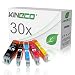 Produktbild 30 Tintenpatronen kompatibel mit PGI-550XL CLI-551XL für Canon Pixma MX925 All-in-One iP7250 iX6850 A3+ MG-5650 7550 6450 6650 7150 - mit Chip und Füllstandsanzeige - Schwarz je 23ml, Color je 15ml