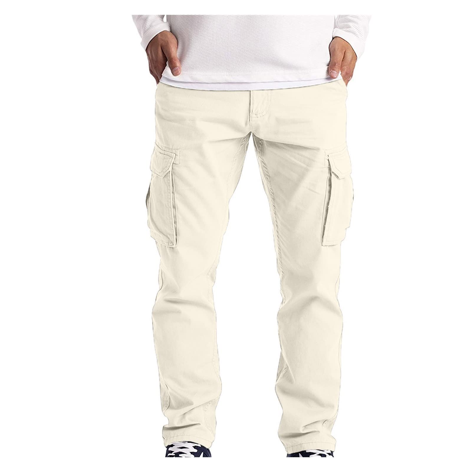 Męskie Chłopięce Regularny Slim Fit Denim Joggery Spodnie Codzienne Bawełniane Spodnie Męskie Spodnie Chinosy Spodnie Codzienne Slim Fit Spodnie Chinosy Slim spodnie dresowe