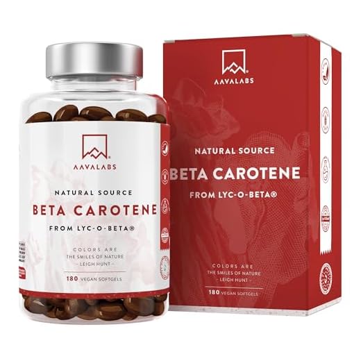 Betacaroteno [ 25 000 ui ] Vitamina A - 180 Cápsulas con Patentado Lyc-O-Beta - Con Aceite de Oliva Extra Virgen - Apoyo Natural Para el Bronceado, Ojos, Piel y Sistema Inmunológico