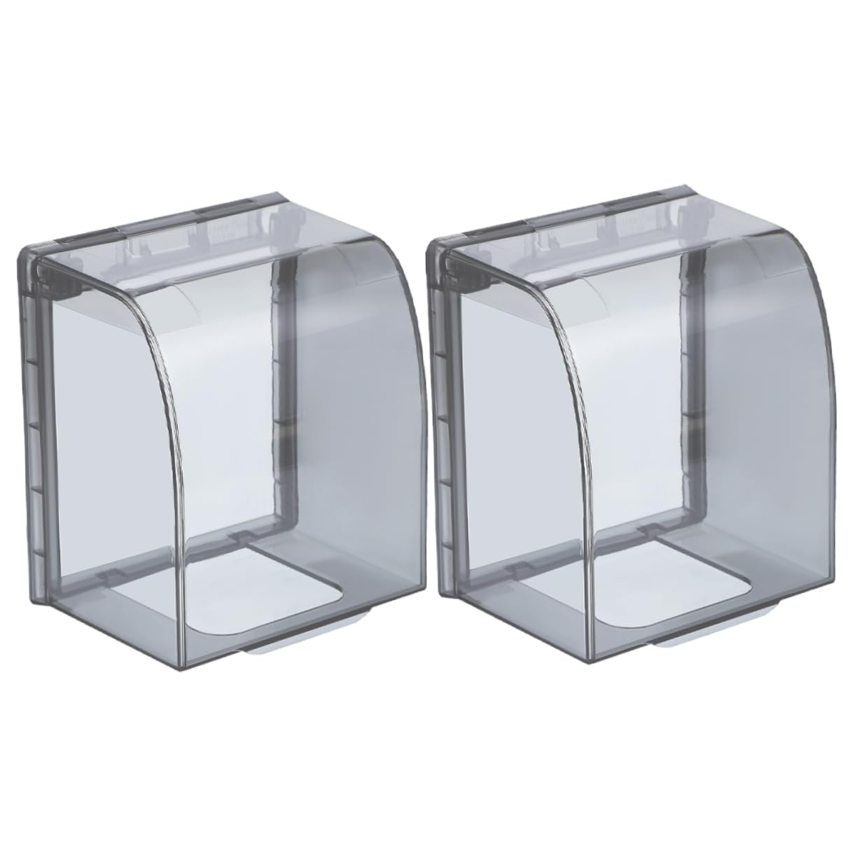 EXCEART 4 Set Coperchi Per Elettrica Impermeabili Da Protezione Per Outlet Da Bagno Copertura Autoaderente Per Elettrica Design Elegante E Pratico Facile Da Installare E Usare 2 Pezzi*4