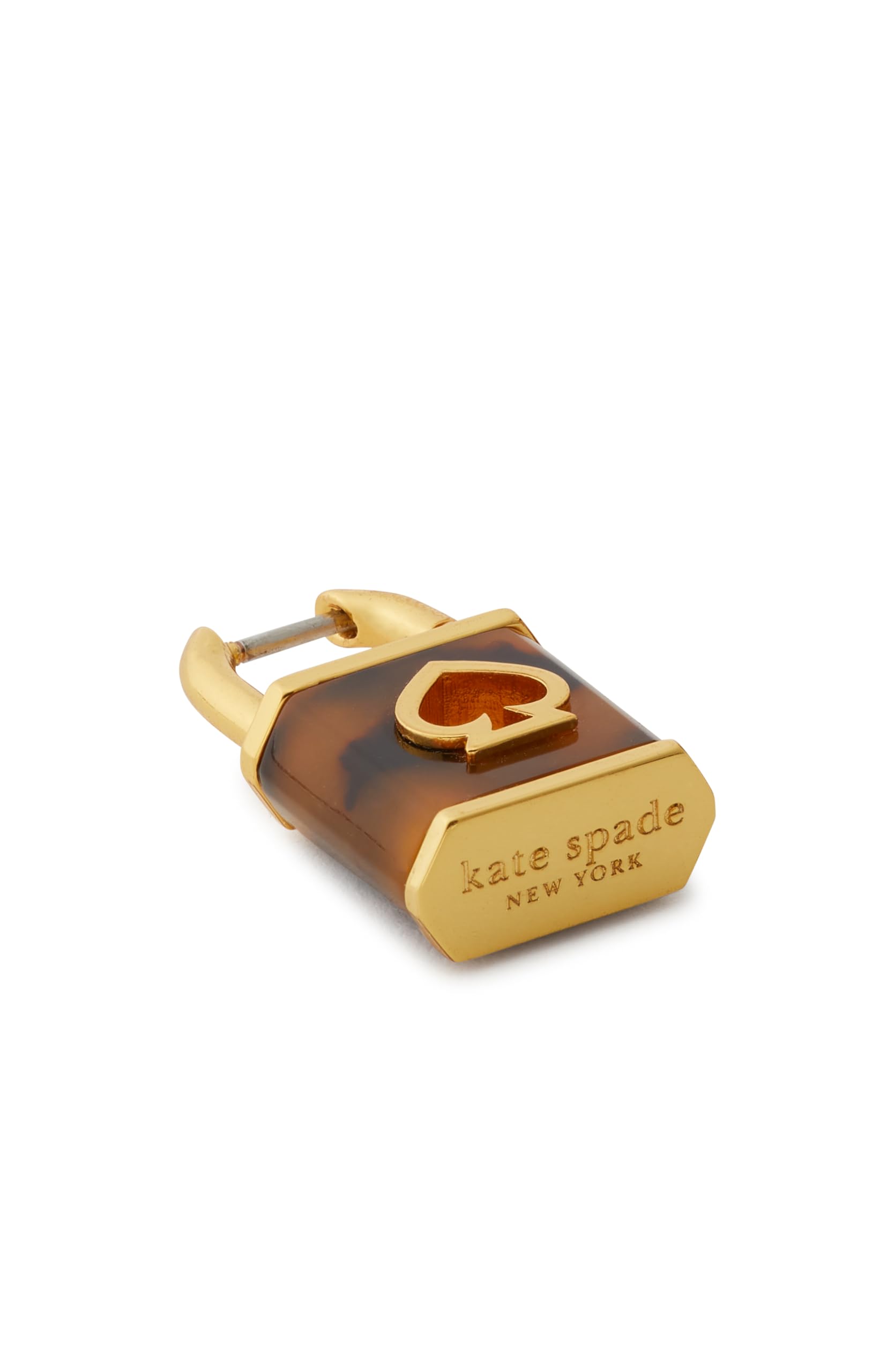 Kate Spade New York huggies, Gold/Tortoise