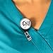 SCRAPHEART CNA Badge Reel, CNA ID Holder, Nurse Badge Reel, Certified Nursing Assistant Gift, CNA Medical Badge Reel, National Nursing Assistant Week Badge Clip