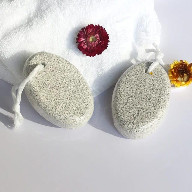 Generic Pedicure Exfoliation Tools Foot file Scrub Product Remove Dead Skin Lava Volcanic 2PCS Pumice Stone For Feet