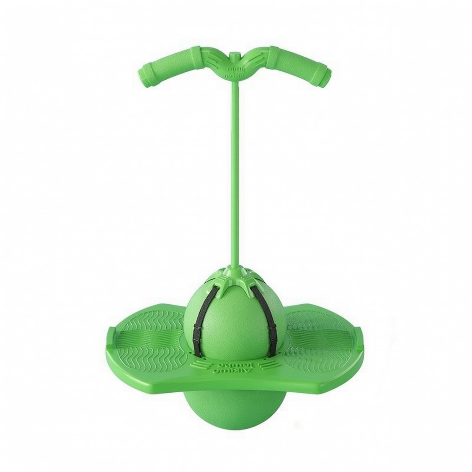 Balón con Bomba Mano Antideslizante Balón con Asa Resistente Al Desgaste Pelota Saltadora con Base para Uarios Activos, Interior