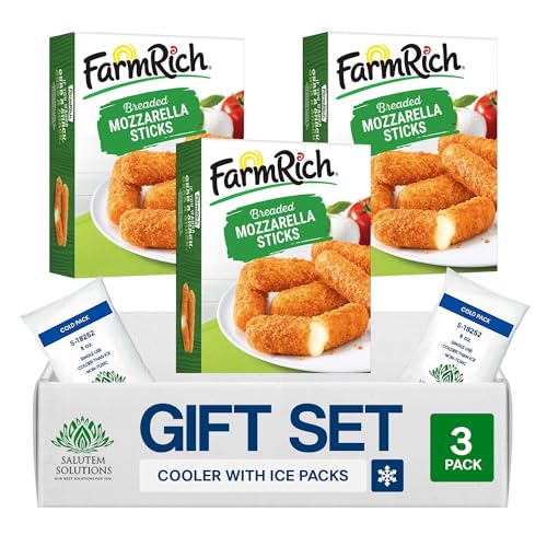 Salutem Vita – Breaded Mozzarella Cheese Sticks, Frozen Snacks and Appetizers, Gift Set – Pack...
