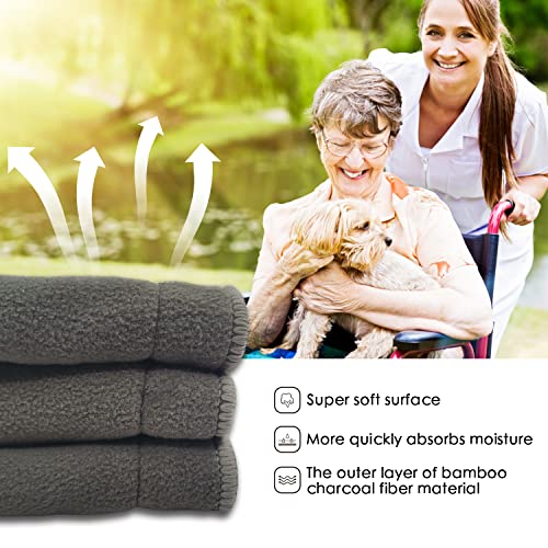 3 Pack Adult Cloth Diapers With Oversized Diaper Inserts, Tpu Waterproof Nappy Reusable Washable Elderly Incontinence Care Protection Nappies Underwear For Men Or Women, Waist 35.4-47.2Inches (L) #TOP4