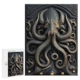 【Kraken Gold Relief Deco Puzzles de haute qualité】 : nous sommes fiers de dire que tous nos puzzles sont produits en utilisant une technique de découpe de précision pour une finition semblable à celle d'une affiche. Cela garantit que votre puzzle terminé semble lisse et homogène, pour un résultat dont vous pouvez être fier.