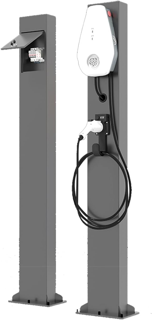 Columna universal para estaciones de carga de vehículos eléctricos, base de estación de carga, soporte de cargador de vehículos eléctricos para todo clima