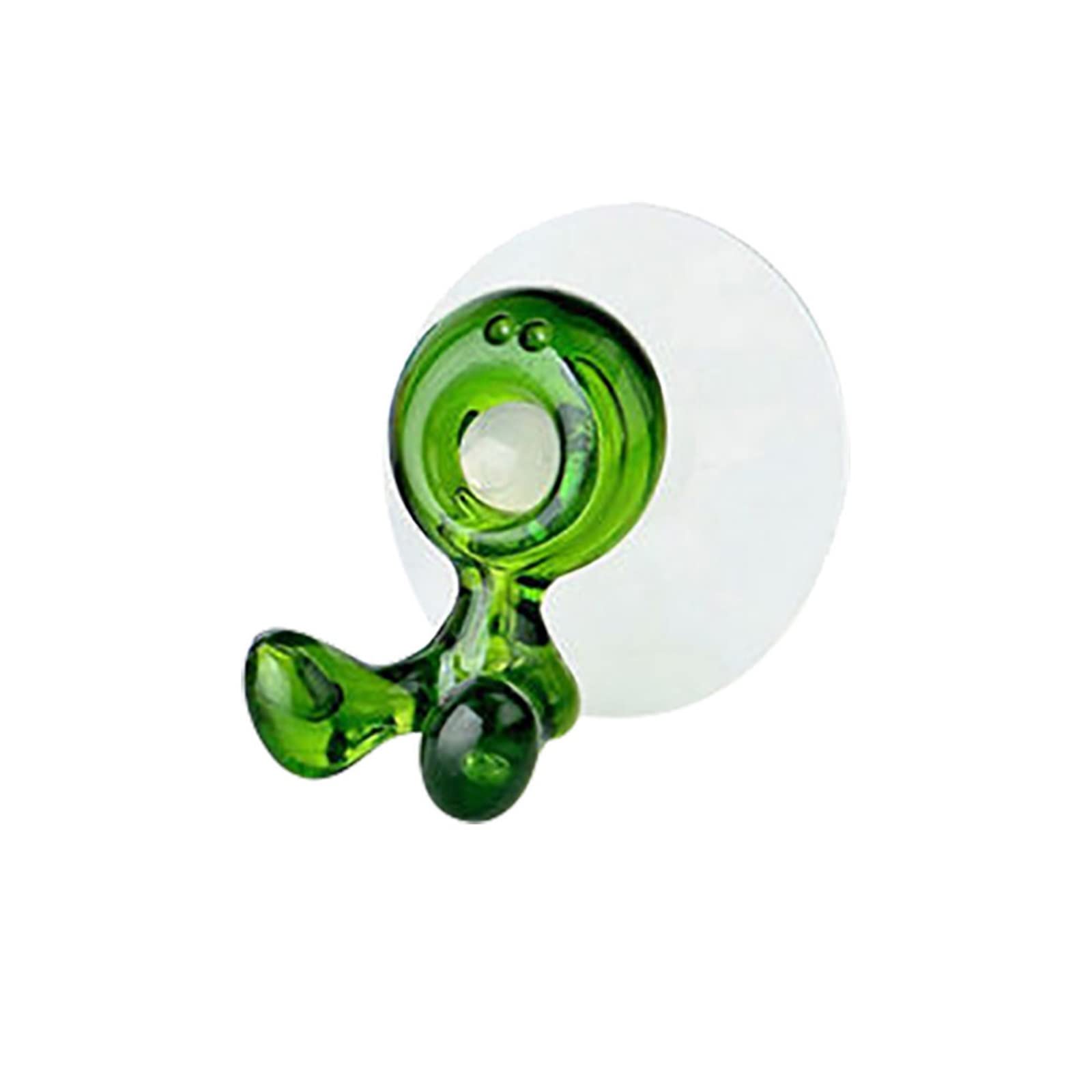 JINGYAN Toothbrush Holders Home Bathroom Toothbrush Suction Holder Rack Wall Mount Hang Stand Sets Cup Tooth Brush Container(Green)