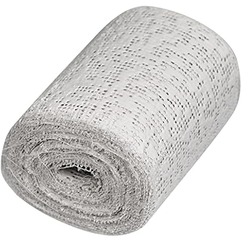 GLOREX 6 9502 45 - Keratex Gipsbinde, 8 cm x 3 m, hautfreundliches Modelliergewebe, zum Basteln und Modellieren, für Masken und Abdruck von Babybauch Cover