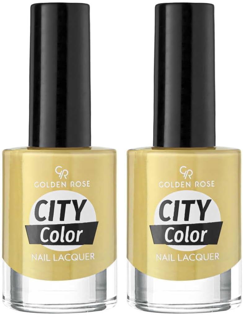 Golden Rose City Color Nail Lacquer No:84 - Oje 2li paket