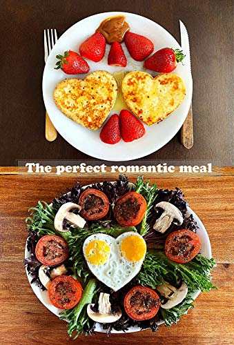 Non Stick Silicone Egg Ring,5-Pack Egg Cooking Rings with Oil Brush & Pancake Shovel,Egg Mold Rings for Fried Egg McMuffin Sandwiches,Frying Eggs,Breakfast Household Kitchen Cooking Tool Omelette - Thumbnail 2