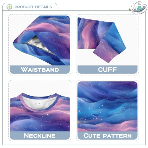 JUNZAN Blue Pink Purple Liquid Texture Big Boys Pullover Hoodie Long Sleeve Kids Pullover Hoodie Party 4T3