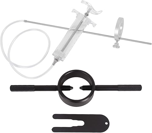 Miniatura 10 de Kit de herramientas de servicio de horquilla para motocicleta, juego de herramientas de mantenimiento de horquilla, herramienta de nivel de aceite