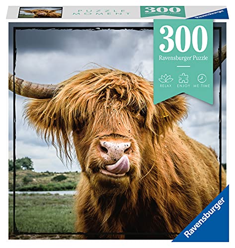 Ravensburger Puzzle Moment 13273 - Highland Cattle - 300 Teile Puzzle für Erwachsene und Kinder ab 14 Jahren
