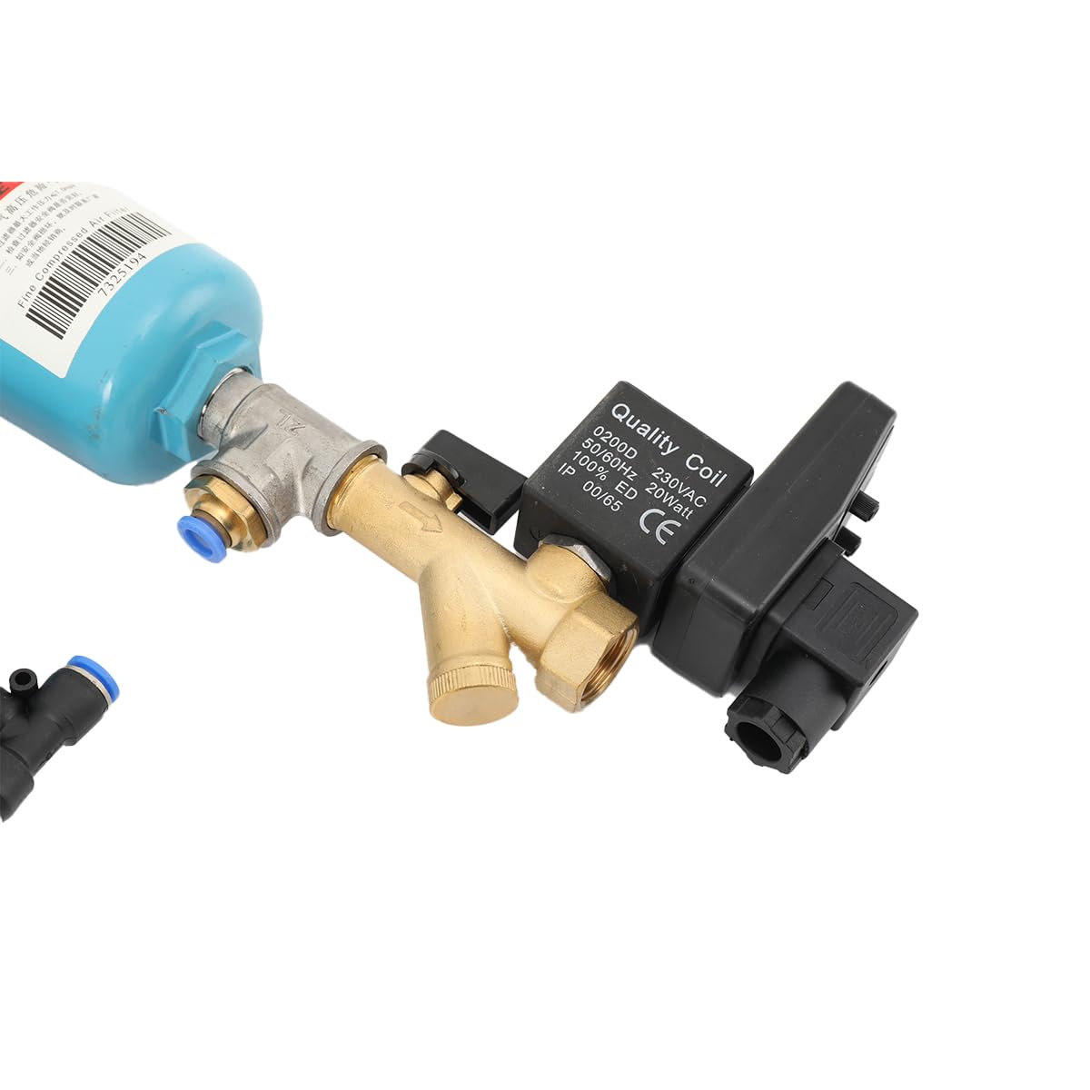 Druckluft-Präzisionsfilter, Zubehör für Luftkompressor,Q-015, P-015, S-015 Druckluft-Präzisionsfiltertrockner Set, Vollautomatischer Trocken-Öl-Wasser-Abscheider mit elektronisches Ablassventil
