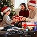 WayEee 1/24 Remote Control Car Cyber RC Truck, RC Cars for Kids with Colorful Lights, 2.4GHz Remote Control, 2 Rechargeable Batteries, 18KM/H Racing Car Toy, for Boys 3 4 5 6 7 8-12