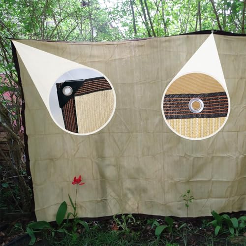 Filet ombrage exterieur beige 90% pour serre et jardin - 3
