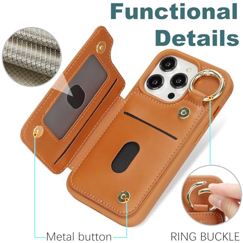 Ｈａｖａｙａ Flip Wallet Case for iPhone 14 Pro - Brown - image 6