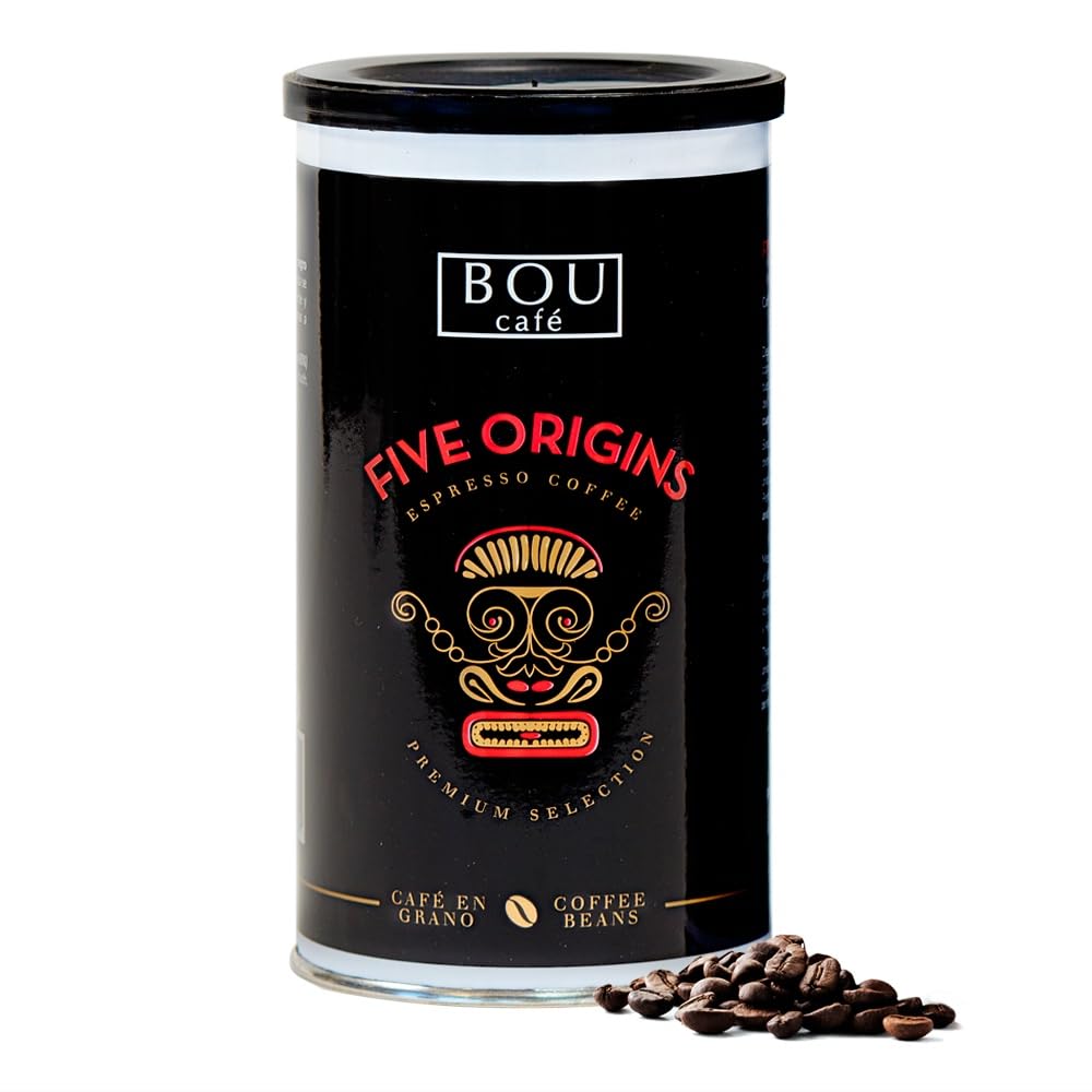 Café BOU - Grano Five Origins Edición Premium | 42 Botes x170g