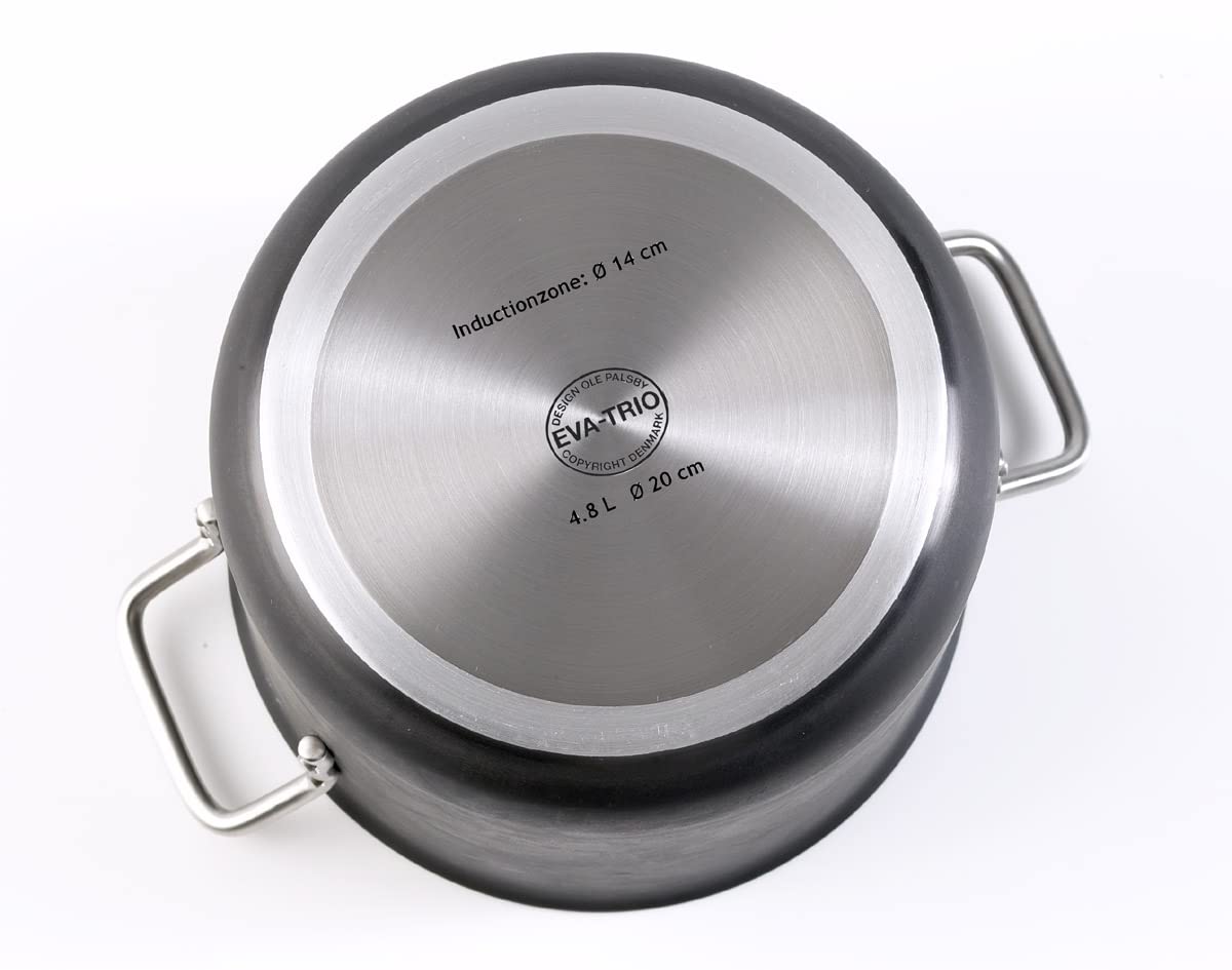 Amazon.co.jp: EVA-TRIO デュラライン 両手鍋 20cm/4.8L 256347