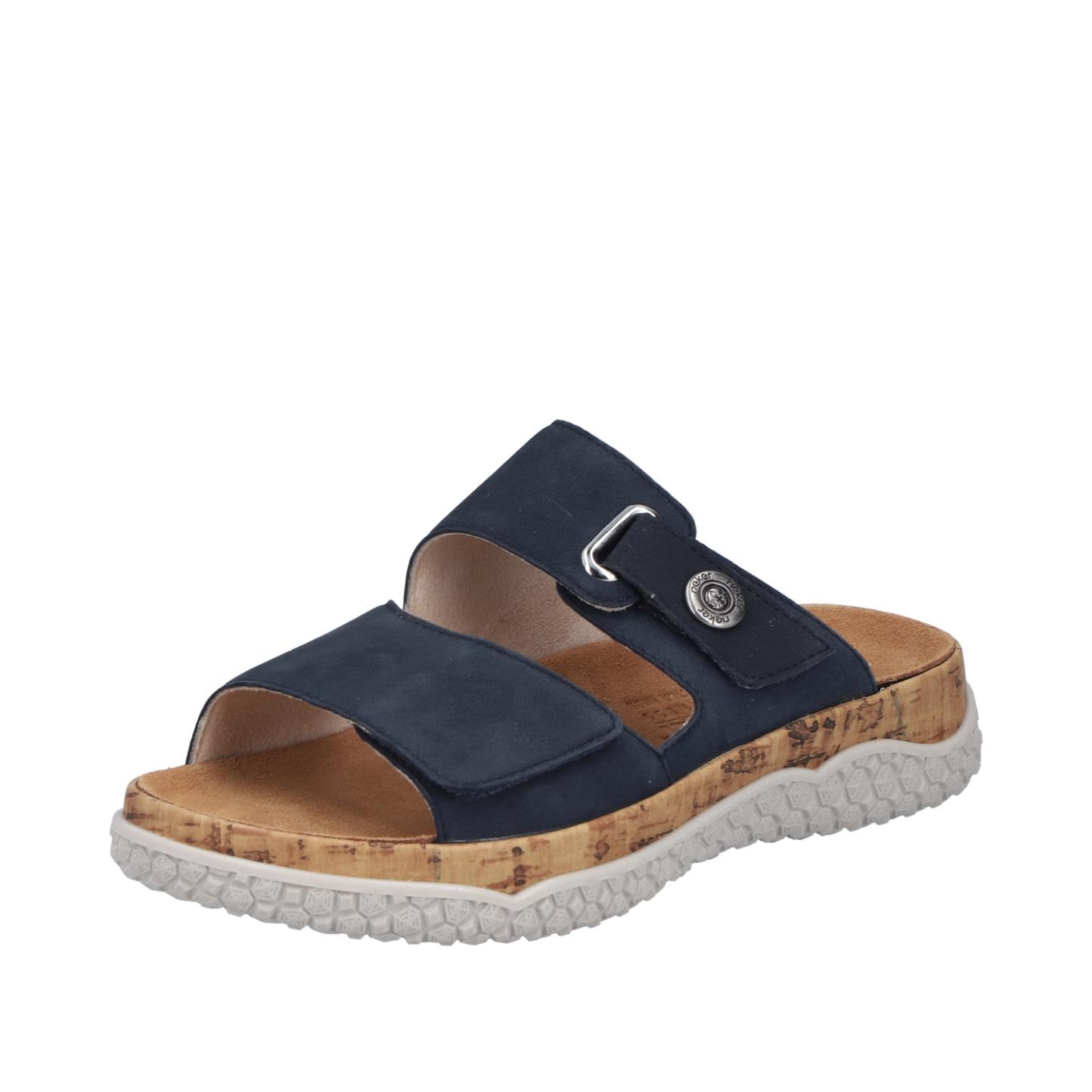 Rieker Women's V0300 Mules, Blue, 42 EU