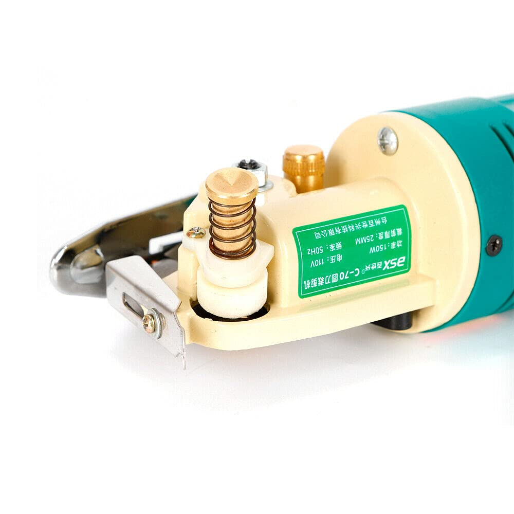 Taglierina rotonda 70 mm industriale taglierino rotativo elettrico Mini taglierino elettrico manuale per carta tessile pelle
