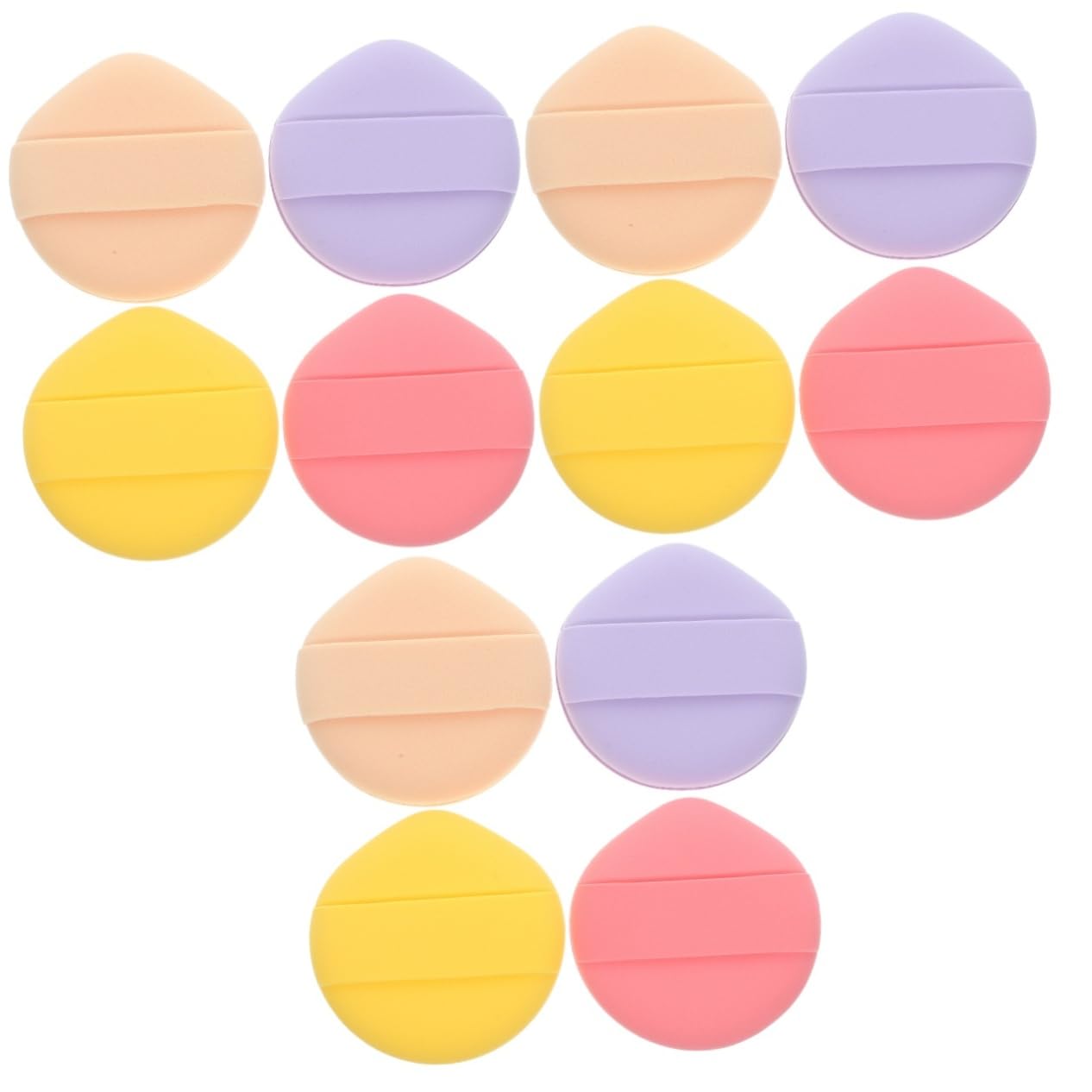 Beavorty 12 Piezas Esponjas De Maquillaje Reutilizables Para Base Esponjas De Maquillaje Para y Amigables