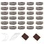 Dark Brown U-Shape 30pcs