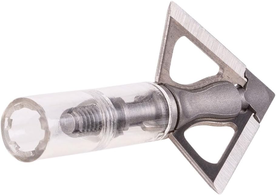 G5 Striker V2 Fixed 3-Blade Broadhead - Archery Hunting Steel Ferrule 100/125 Grain 1.25" Cutting Diameter Broadhead - Crossbow Version