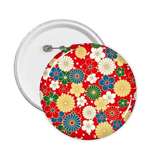 Badge Ukiyo-e Sakura résistant pour customiser vêtements et sacs créatifs
