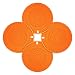 zanmini 4pcs Hot Pads for Countertops, 6 in 1 Silicone Trivets For Hot Dishes, with Pot Holder, Spoon Rest, Jar Opener, Large Coaster, Garlic Peeler, Heat Resistant&Easy Clean
