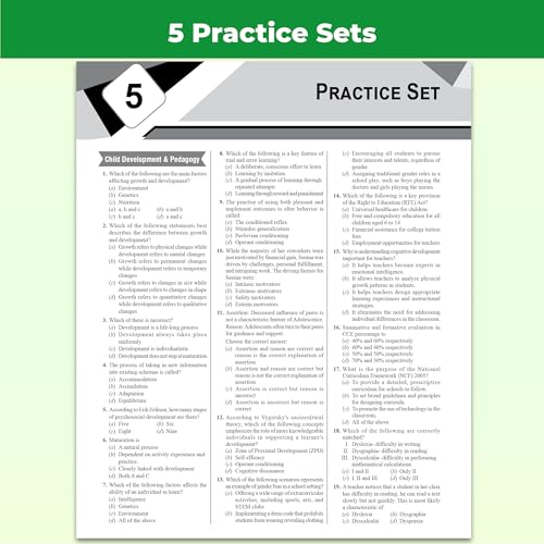 Image of PW CTET Paper 1 (Class 1 - 5) 24 Previous Year Solved Papers 2026-2011 | Includes CDP Revision Notes | 5 Practice Sets | 5 OMR Sheets | PYQ Questions | English Edition