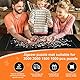 Puzzlematte Puzzlerolle, Puzzelmatten für Puzzle bis 3000 leicht zu lagern und zu transportieren, Schicke Puzzles-Geschenkbox,Riesenfilzmatte zur Aufbewahrung von Puzzles