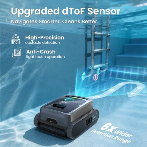 Image of Aiper Scuba S3 Robotic Pool Cleaner for All Inground Pools, Obsidian