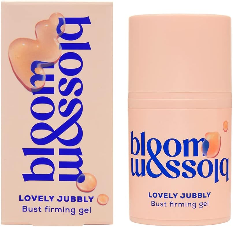 Bloom and Blossom | Lovely Jubbly Bust Firming Gel for Women, Neck Firming Cream with Co-enzyme Q10, Décolletage & Bust Cream, Anti-Ageing, Hydrating & Lifting