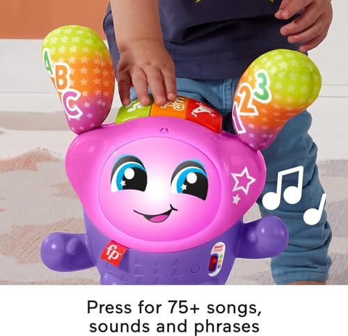 Fisher-Price DJ Bouncin’ Star Baby Toys | Educational Toys for 1 Year Old Boys and Girls | 1 Year Baby Gifts | Interactive Toys for 1 Year Old Girls and Boys | UK English Version 9-36m, HRC48 - Image 3