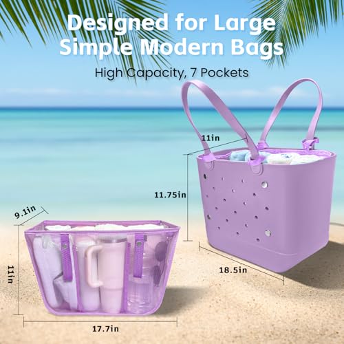 Image of XYFuuee Beach Bag Organizer Insert for Large Simple Modern Bag Accessory