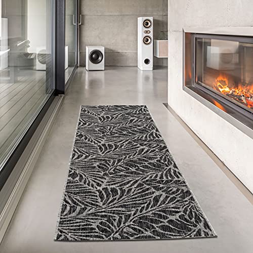Keen Home Design Modern Outdoor Runner Rug - 2X10 Textured Washable Indoor/Outdoor Rug For Patio, Kitchen, Balcony, Beach, Garden, Deck And Porch. Size: 2'2'' X 9'11'' #TOP3
