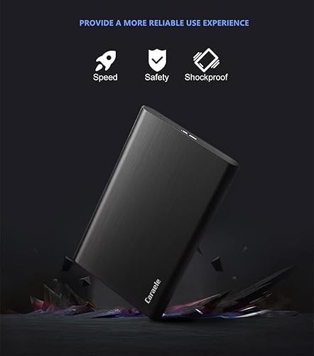 Miniatura 7 de Caraele Disco duro externo portátil ultra delgado de 320 GB USB 3.0 HDD de almacenamiento compatible con PC, escritorio, laptop, MacBook,