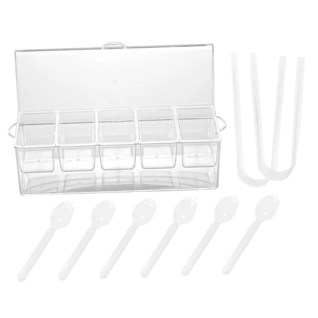 VALICLUD Boîtes à Épices Réutilisables Plastique Contenant des Récipients à Condiments pour Rangement Cuisine