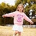 Slurinx Girls Cotton Fashion Sweatshirts Toddlers Cowgirl Long Sleeve Pullover Tops Clothes for Aged 2-7